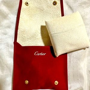 NEW Cartier Bracelet Pouch / Red Cartier Pouch /Cartier Jewelry Pouch / Cartier
